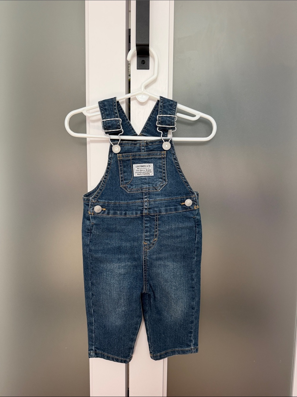 Kids Levi’s Dark Blue Denim Overalls